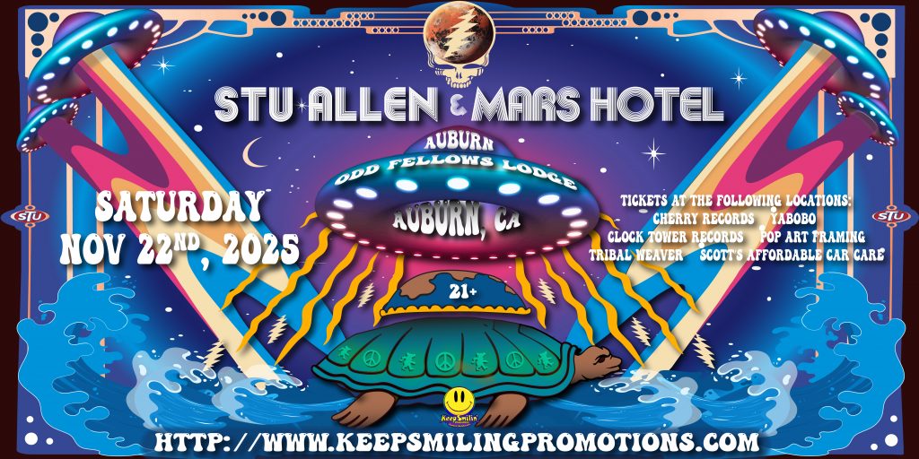 Stu Allen & Mars Hotel Keep Smilin Promotions Auburn Odd Fellows