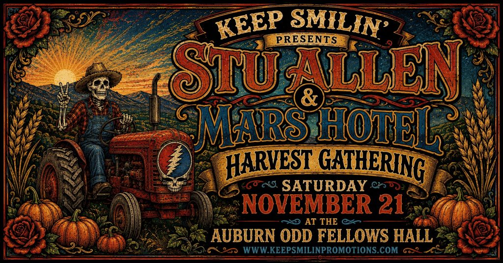 Stu Allen & Mars Hotel Live in Auburn @ The Odd Fellows Lodge